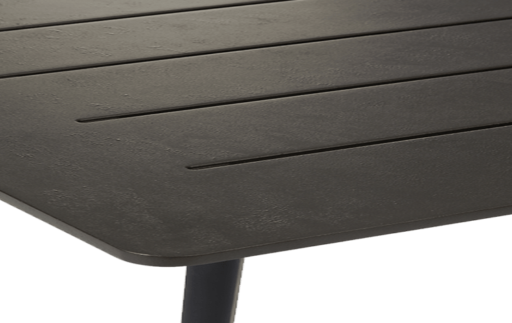 Mesa comedor de exterior Metalea - 146X87X75 cm - Bronce